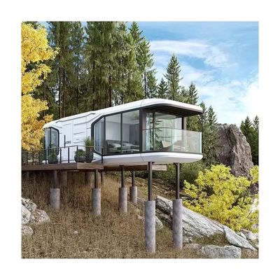 Contenitore espandibile pannello sandwich di lana di roccia Camping House per il caffè e il design moderno