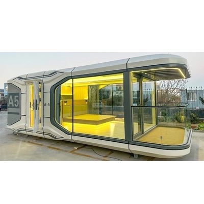 Alloggio alberghiero 38 M2 Modello E7 Capsula solare Casa con lussuoso design Apple Cabin