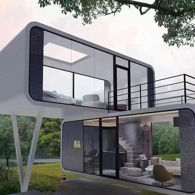 Hotel Prefabbricato Tiny Smart Space Capsule House con Rock Wool Sandwich Panel Wall