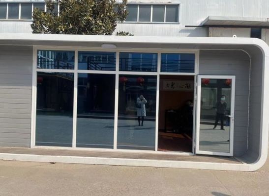 Hotel Prefabbricato Tiny Smart Space Capsule House con Rock Wool Sandwich Panel Wall