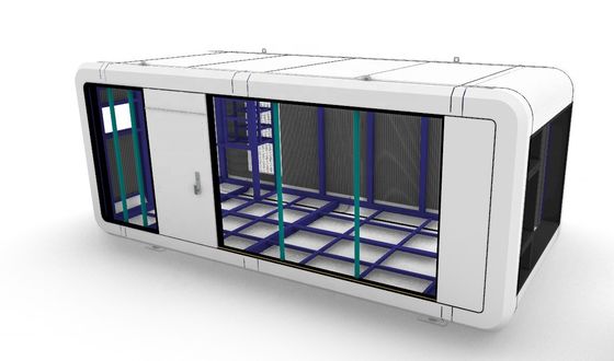 38 M2 Modello E7 Casa Capsula Solare Case modulari con 2 camere da letto/cucina/bagno