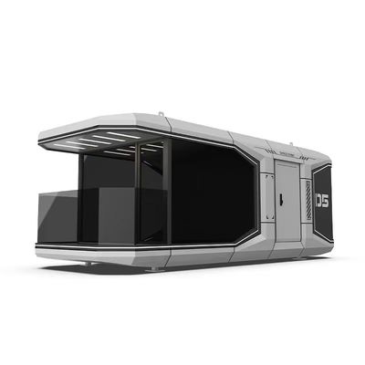 Contenitore modulare alloggio temporaneo spazio Capsula casa con design contemporaneo