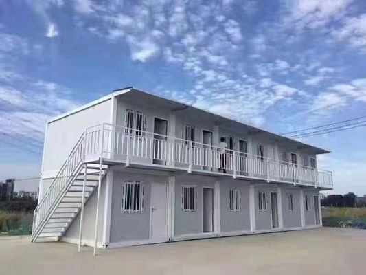 MGO Piano 20ft 40ft Prefabbricato Container pieghevole Case pieghevoli Flat Pack Container House