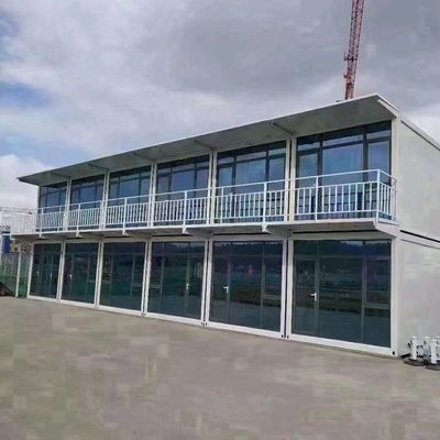 MGO Piano 20ft 40ft Prefabbricato Container pieghevole Case pieghevoli Flat Pack Container House