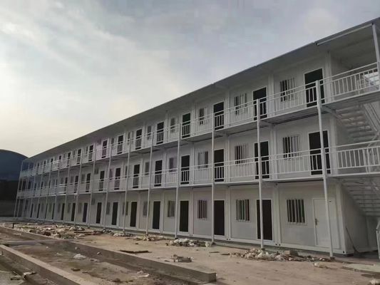 MGO Piano 20ft 40ft Prefabbricato Container pieghevole Case pieghevoli Flat Pack Container House