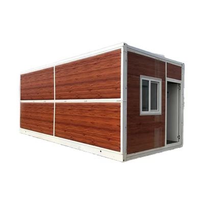 Farmhouse Design Stile Modulare Container Pieghevole Casa costruita con Sandwich Panel Parete