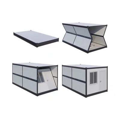 Farmhouse Design Stile Modulare Container Pieghevole Casa costruita con Sandwich Panel Parete