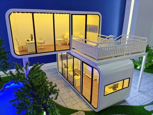 End Mobile Apple Pod Cabin per hotel di lusso Accomodamenti Hangfa Apple Warehouse