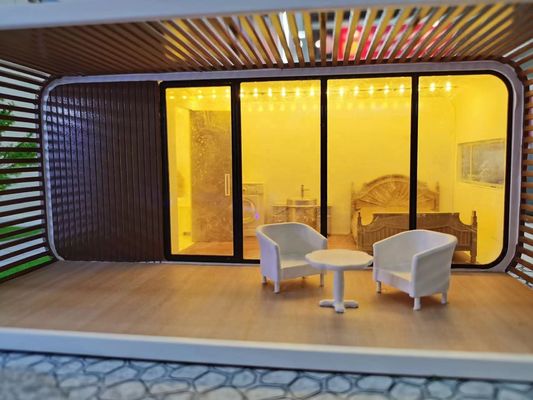 End Mobile Apple Pod Cabin per hotel di lusso Accomodamenti Hangfa Apple Warehouse