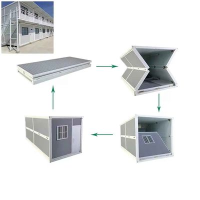 Case modulari a contenitore pieghevole pieghevole per un'assemblaggio rapido e un'installazione facile