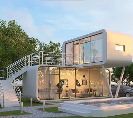 Combinazione di stile e comfort Bungalow prefabbricato Apple Cabin House