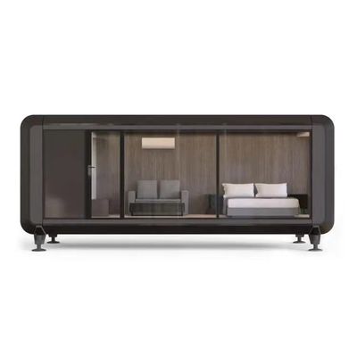 Pavimenti in legno composito Modulare Prefabbricato Piccole Case Container Ufficio per Servizi Portatili