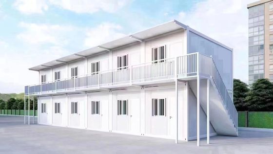 Casa pieghevole modulare mobile con vantaggio a prova di vento e pavimento in cartone di fibra di cemento