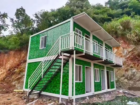 Assemblare in modo efficiente la casa contenitore con pavimento in cartone in PVC facile installazione conveniente