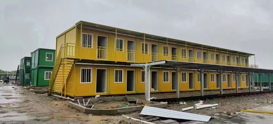 Assemblare in modo efficiente la casa contenitore con pavimento in cartone in PVC facile installazione conveniente