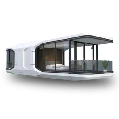 Cottage di vetro in stile contemporaneo per coppie vacanza nel relax all'aria aperta
