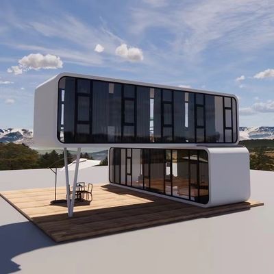 Case modulari prefabbricate da 20 piedi a 40 piedi Mini case Cabina ufficio portabile Home Pod Cabina Apple