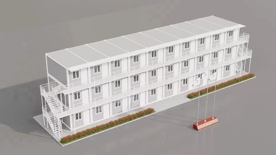 Container pieghevole Case prefabbricate miniature Ufficio comodo 20ft 40ft Installazione