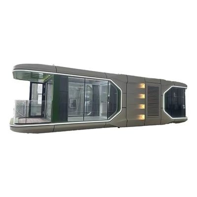 Casa mobile prefabbricata e portatile Casa capsula spaziale contemporanea per il caffè