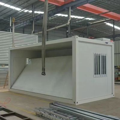 Casa di contenitori pieghevoli prefabbricata resistente al vento di tipo Z con telaio in acciaio leggero Q235/Q345