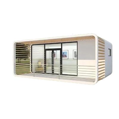 Apple Cottage Casa di vetro Bungalow prefabbricato con parete in cartone tagliato e piastra di alluminio