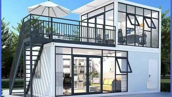 Case prefabbricate per uffici con contenitore con muro a pannello sandwich