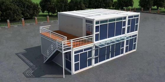 Case prefabbricate per uffici con contenitore con muro a pannello sandwich