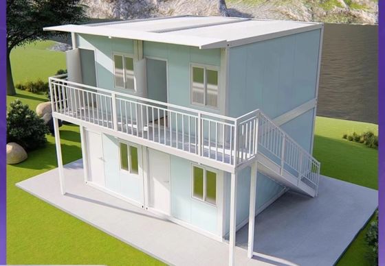 Case prefabbricate per uffici con contenitore con muro a pannello sandwich