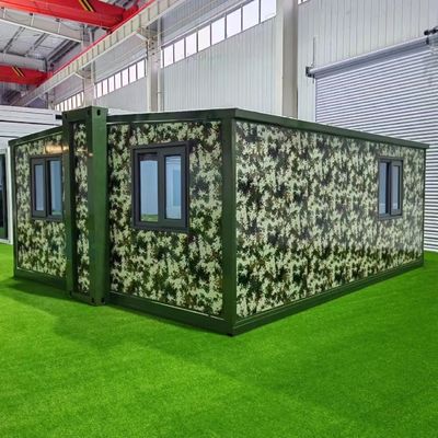 20ft Prefabbricato casa pieghevole portatile per uffici e case EPS panello sandwich tetto