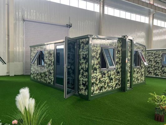 20ft Prefabbricato casa pieghevole portatile per uffici e case EPS panello sandwich tetto