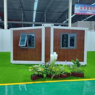 20ft Prefabbricato casa pieghevole portatile per uffici e case EPS panello sandwich tetto