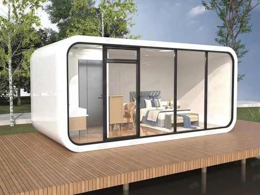 Casa di vetro Spazio abitativo Bungalow prefabbricato Colore personalizzato