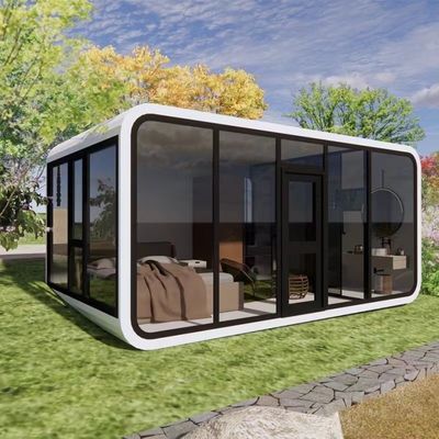 Casa di vetro Spazio abitativo Bungalow prefabbricato Colore personalizzato
