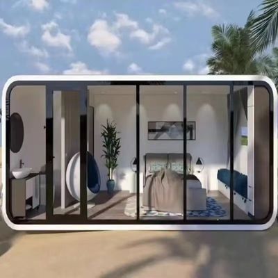 Casa di vetro Spazio abitativo Bungalow prefabbricato Colore personalizzato