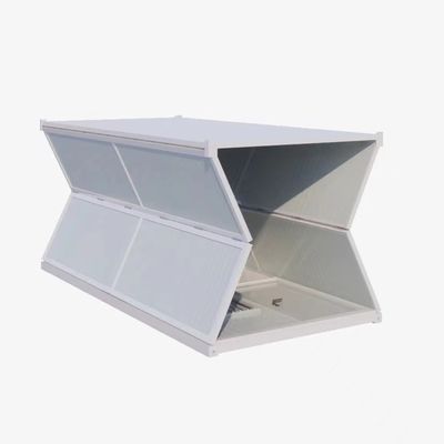 Camera modulare a pavimento in cartone in PVC Casa contenitore pieghevole per negozio Ospedale di ingegneria alberghiero