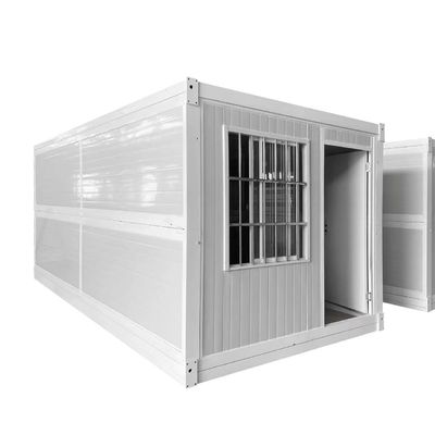 Casa pieghevole a contenitori mobili modulari con 5950 mm di lunghezza e pavimento in cartone di fibra di cemento