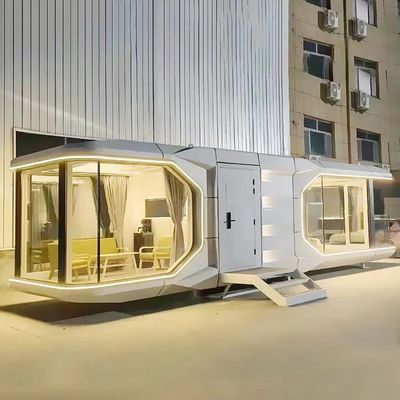 Cottage in vetro per coppie in stile contemporaneo