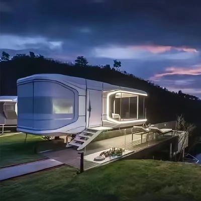 Vetro all' esterno personalizzato Cottage luminoso Camping Hotel per coppie Cottage vacanza