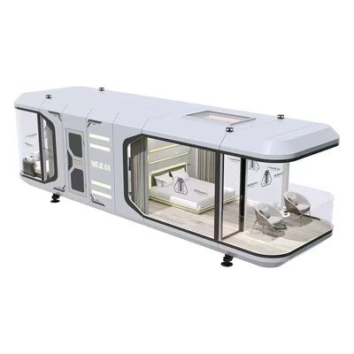 Casa capsula spaziale in stile contemporaneo Casa modulare prefabbricata per campeggio