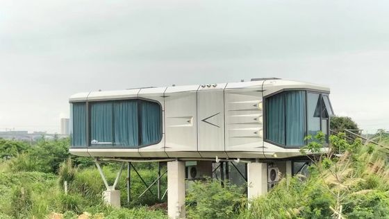 Casa capsula spaziale in stile contemporaneo Casa modulare prefabbricata per campeggio