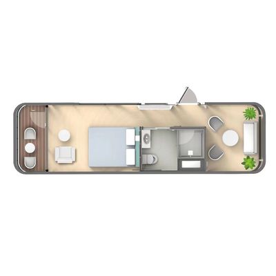 Casa capsula di design contemporaneo Case prefabbricate di lusso per le esigenze