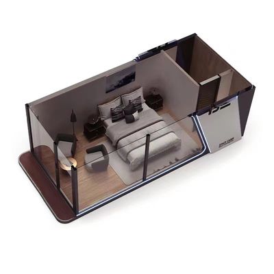Casa capsula spaziale prefabbricata facile da assemblare con pavimento MGO