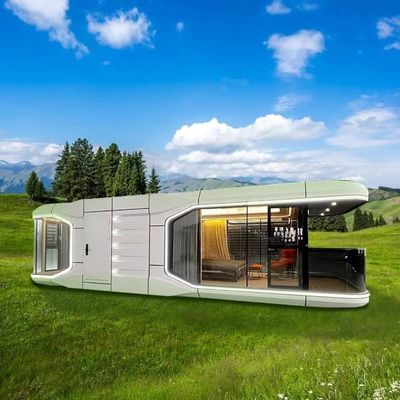 Casa capsula spaziale prefabbricata facile da assemblare con pavimento MGO