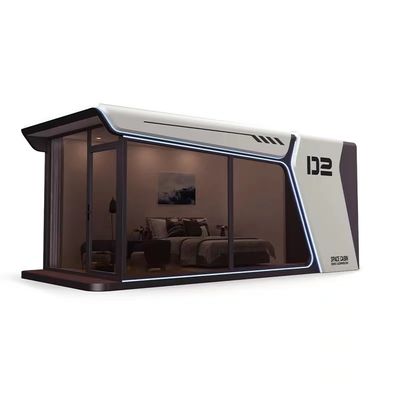 Casa capsula spaziale prefabbricata facile da assemblare con pavimento MGO