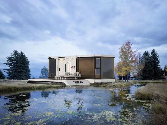 Space Capsule Hotel Moderno Design Prefabbricato Container House con supporto tecnico online