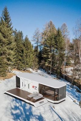 Space Capsule Hotel Moderno Design Prefabbricato Container House con supporto tecnico online