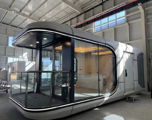 Modello contemporaneo Casa Capsula Spaziale Solare Il Container Espandibile Ultimo