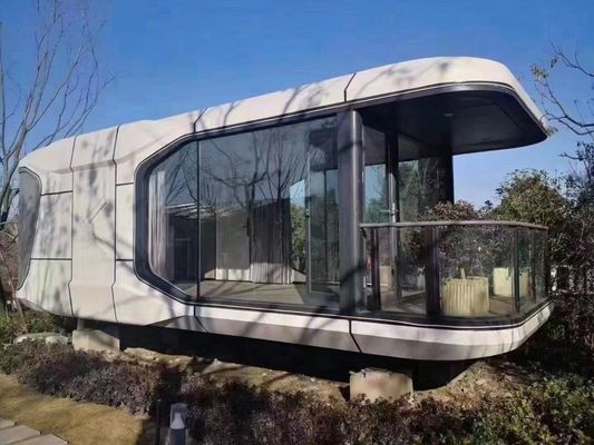 Modello contemporaneo Casa Capsula Spaziale Solare Il Container Espandibile Ultimo